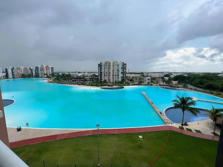 Лагуна. Прохладная. С Бассейном, 15 Мин От Моря Cancún