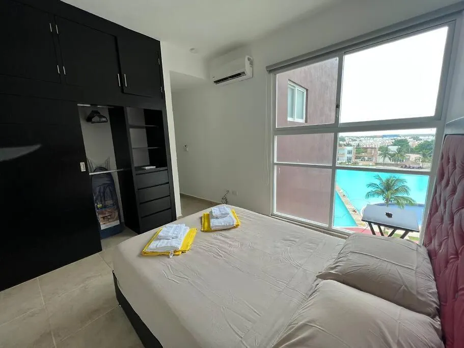 Лагуна. Прохладная. С Бассейном, 15 Мин От Моря Cancún Mexiko