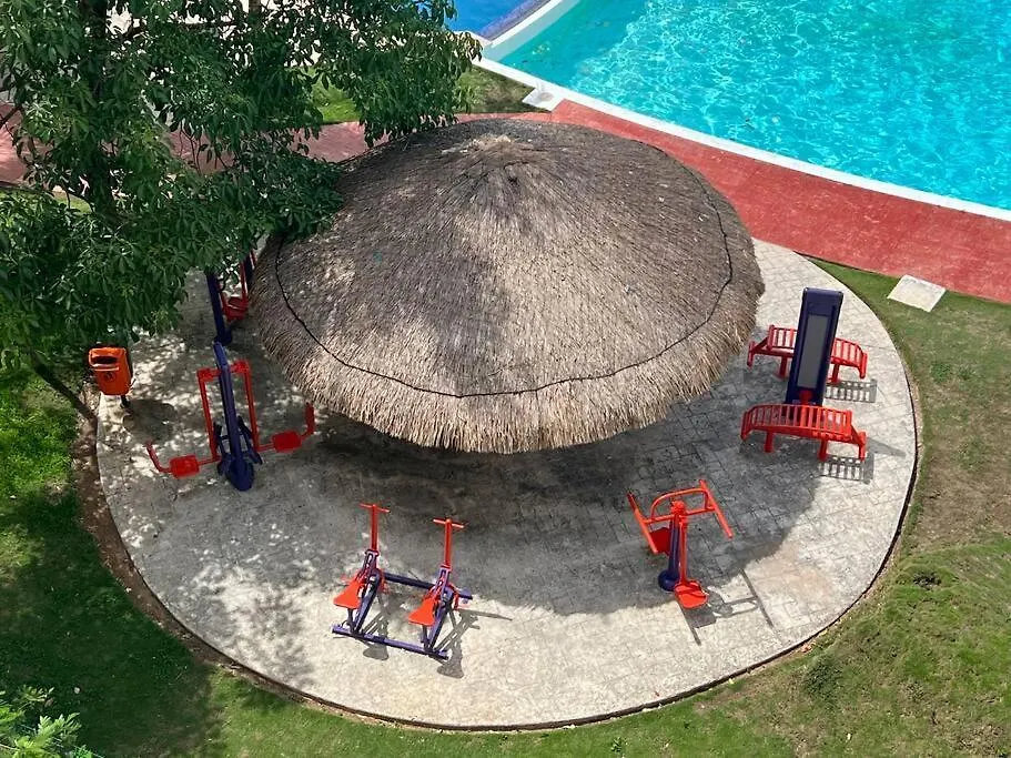 Apartment Лагуна. Прохладная. С Бассейном, 15 Мин От Моря Cancun Mexico